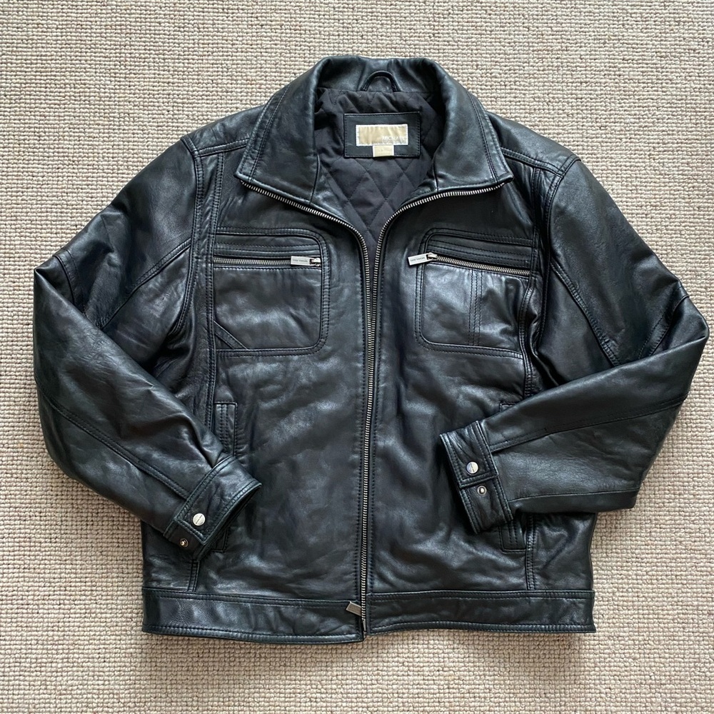 Michael Kors Black Leather Jacket